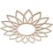 Ekena Millwork Daisy Wood Fretwork Pierced Ceiling Medallion, Alder, 30"OD x 10 1/2"ID x 1/4"T CMWP30X30X0250DAAL - alternate 5